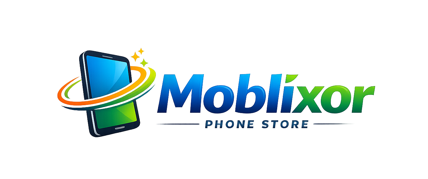 Moblixor phone store logo design